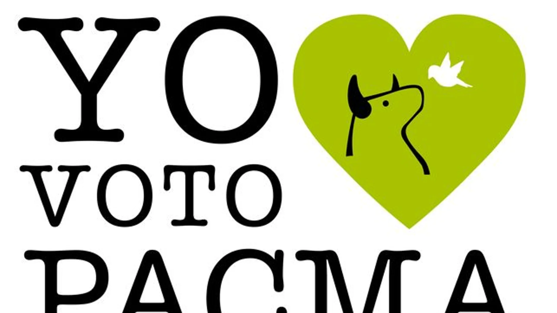 Logo del partido animalista Pacma Logo del partido animalista Pacma