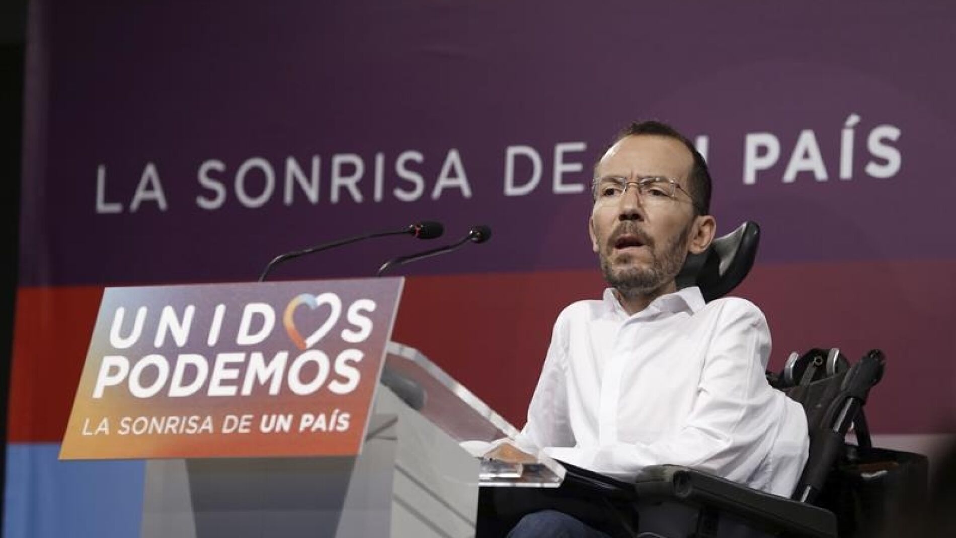 El secretario de Organizaci&oacute;n de Podemos, Pablo Echenique