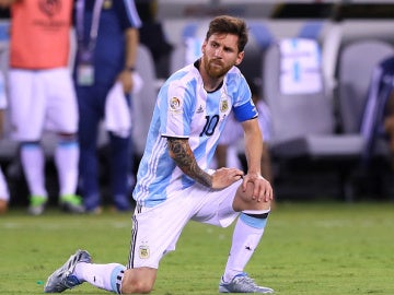 Messi, durnate un partido con la selección argentina