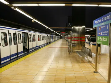 Una estación de la línea 1 del Metro de Madrid Una estación de la línea 1 del Metro de Madrid