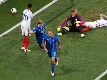 Sigurdsson celebra su gol ante Inglaterra Sigurdsson celebra su gol ante Inglaterra
