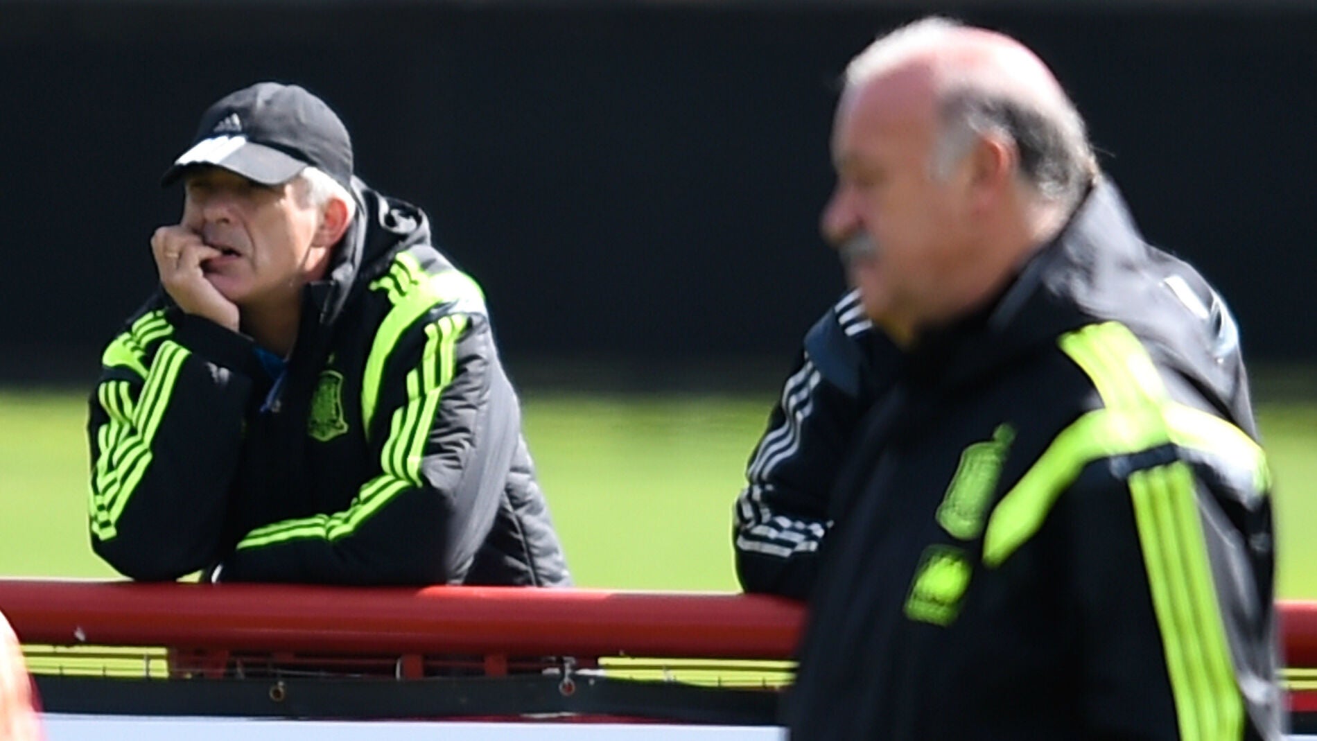 &Aacute;ngel Mar&iacute;a Villar, junto a Vicente del Bosque