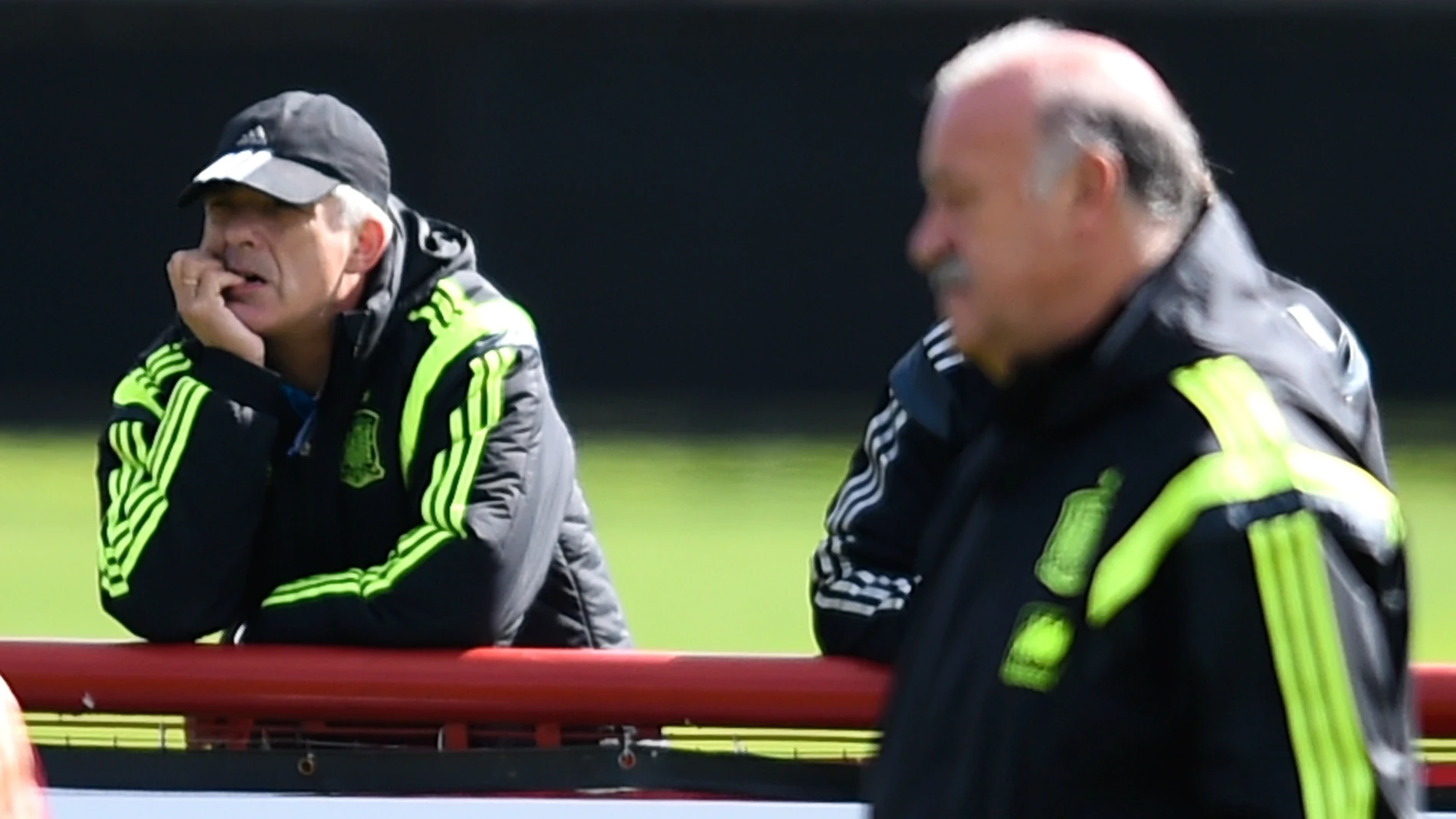 Ángel María Villar, junto a Vicente del Bosque Ángel María Villar, junto a Vicente del Bosque