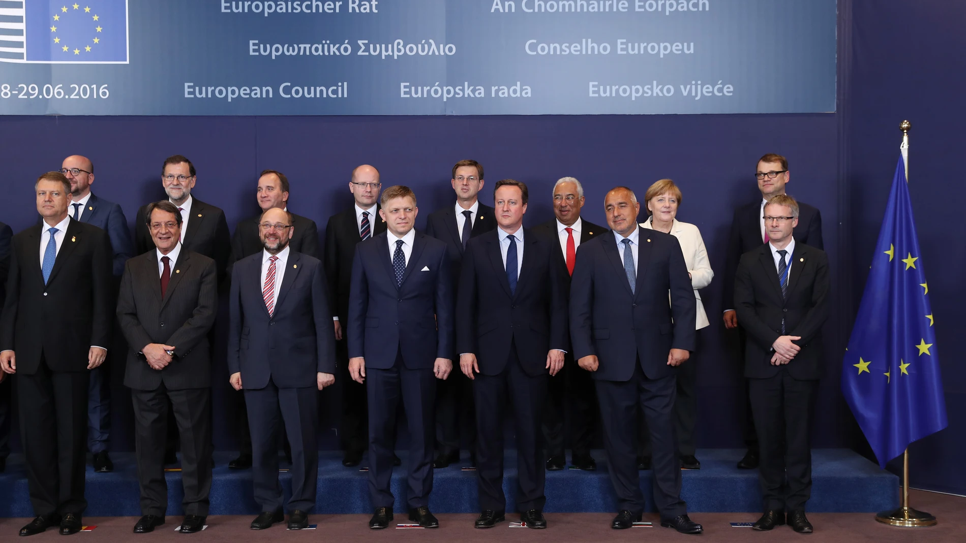 Los líderes europeos en el Consejo Europeo de Bruselas Los líderes europeos en el Consejo Europeo de Bruselas