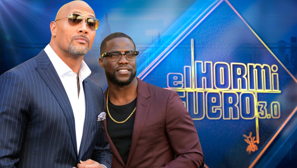 Dwayne Johnson y Kevin Hart en 'El Hormiguero 3.0'