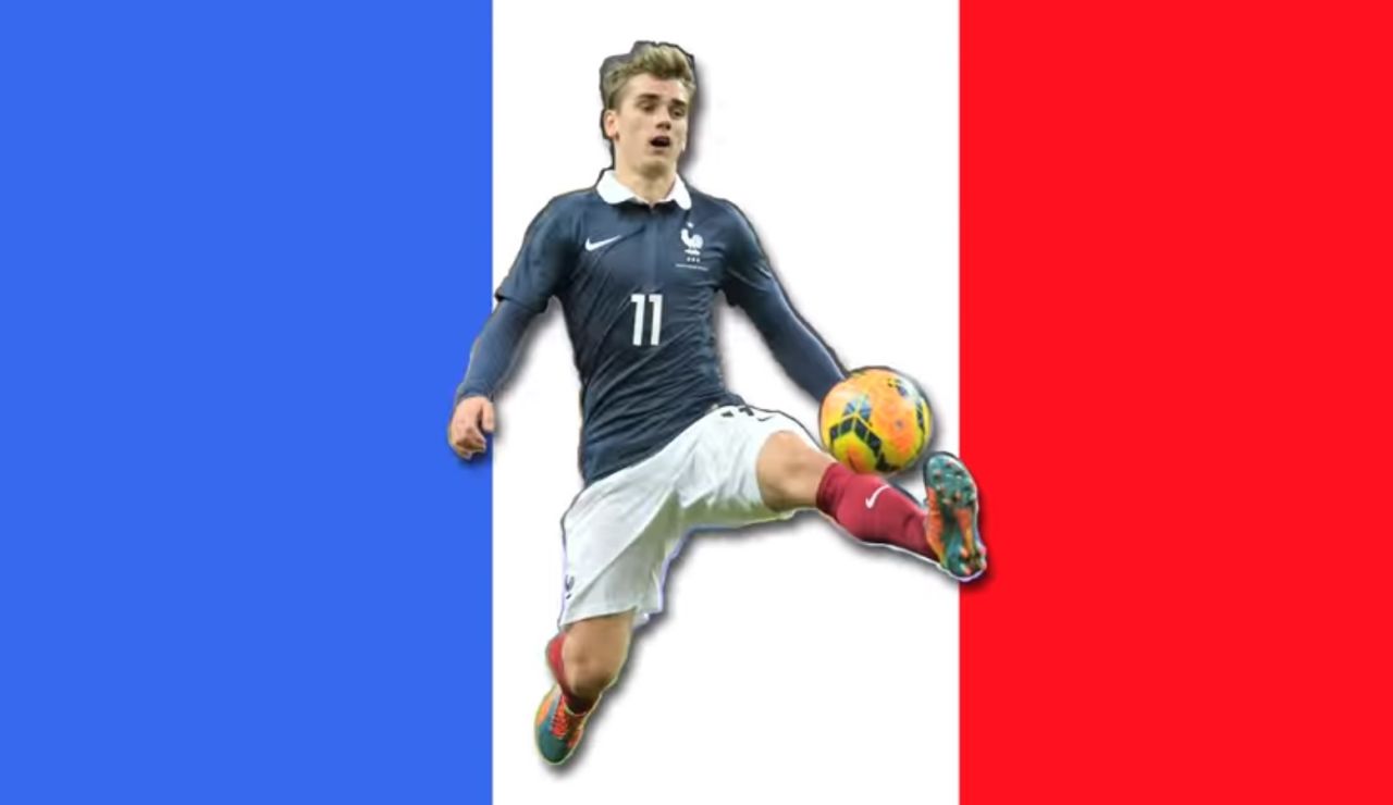 Griezmann, protagonista del nuevo tema musical de la Euro Griezmann, protagonista del nuevo tema musical de la Euro
