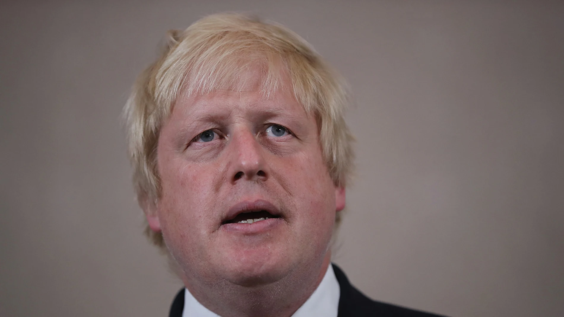 Boris Johnson en rueda de prensa Boris Johnson en rueda de prensa