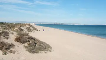Imagen de archivo de la Playa de El Saler