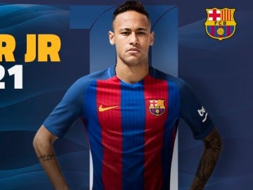 Neymar renovado con el Barcelona 