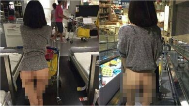 La imagen de una joven sin pantalón de compras en un Ikea de Pekín revoluciona las redes sociales