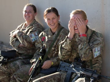 Mujeres soldado en Afganistán