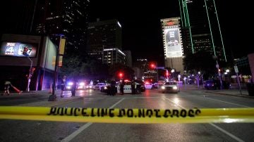 La polícia corta las calles de Dallas