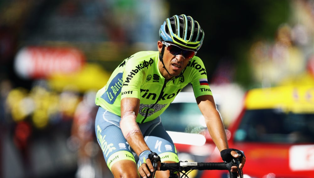 Alberto Contador, en el Tour