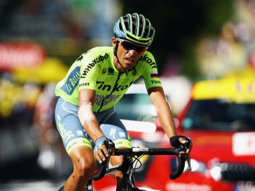 Alberto Contador, en el Tour