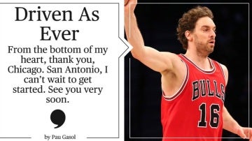 Pau Gasol, nuevo jugador de los Spurs