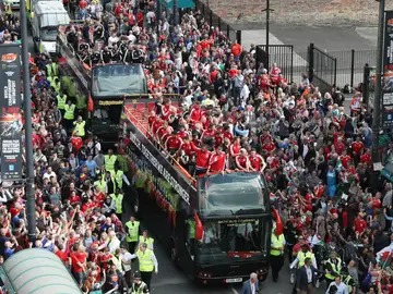 Recibimiento a lo grande en Cardiff para Gales Recibimiento a lo grande en Cardiff para Gales
