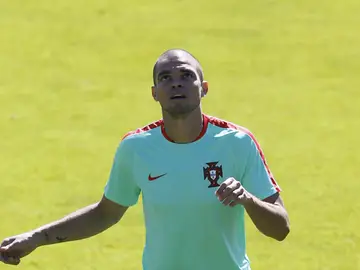 Pepe, en un entrenamiento Pepe, en un entrenamiento