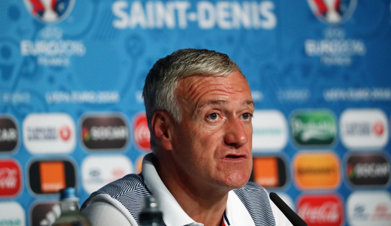 Deschamps, en rueda de prensa Deschamps, en rueda de prensa