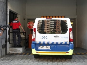 Un furgón de la Policía Municipal