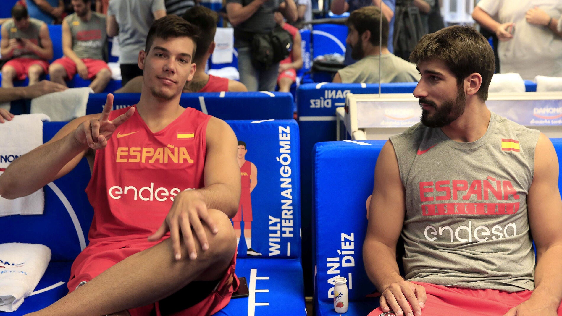 Willy Hernang&oacute;mez y Dani D&iacute;ez