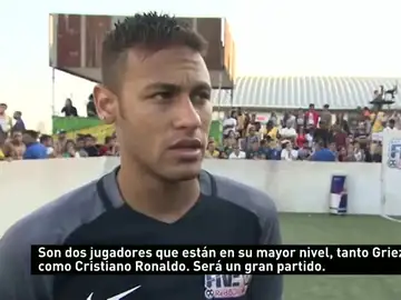 Neymar apuesta por Francia en la final de la Eurocopa Neymar apuesta por Francia en la final de la Eurocopa