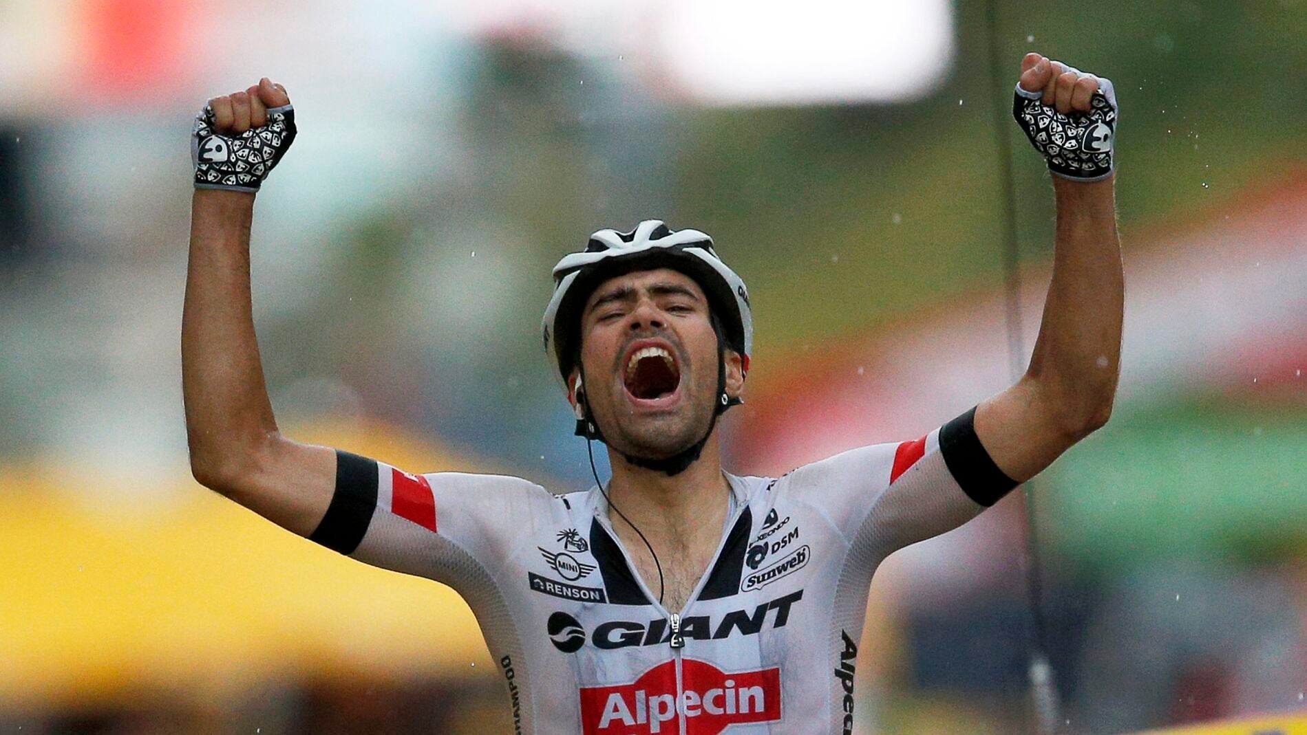 Dumoulin celebra su victoria en Arcalis