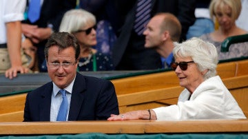 David Cameron en Wimbledon
