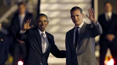 Obama agradece al Rey el trato recibido en España