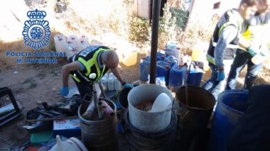 Desmantelan un laboratorio clandestino de cocaína en una finca de Ciudad Real
