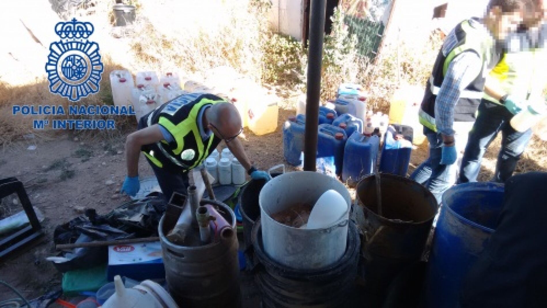 Desmantelado un laboratorio de coca&iacute;na