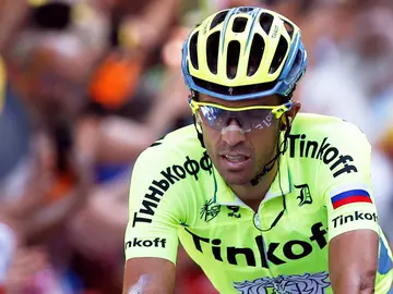 El ciclista español Alberto Contador El ciclista español Alberto Contador