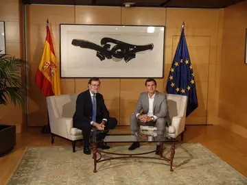 Reunión Rivera y Rajoy Reunión Rivera y Rajoy