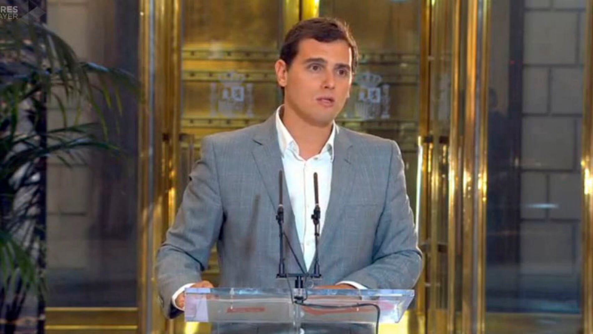 Rueda de prensa de Albert Rivera