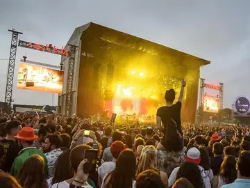 Imagen del escenario principal del festival BBK Live Imagen del escenario principal del festival BBK Live