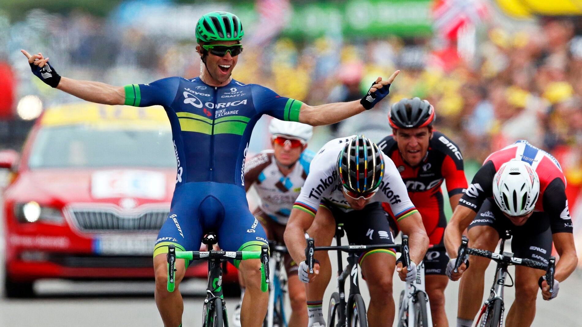 Matthews gana la d&eacute;cima etapa del Tour