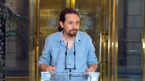 Pablo Iglesias, en rueda de prensa