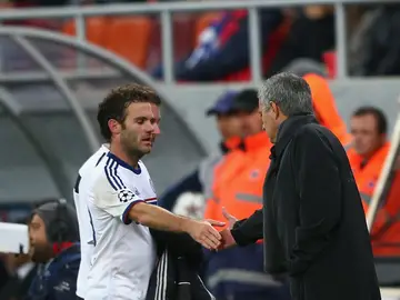 Mourinho y Mata en el Chelsea Mourinho y Mata en el Chelsea