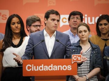 Albert Rivera en rueda de prensa