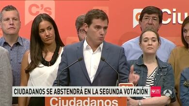 Ciudadanos votará 'no' a Rajoy en la primera ronda y se abstendrá en la segunda