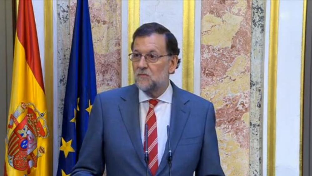 El presidente del Gobierno en funciones, Mariano Rajoy