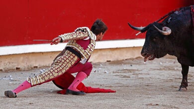 'Desgarbado', el toro de la feria, le abre al Juli la puerta del encierro