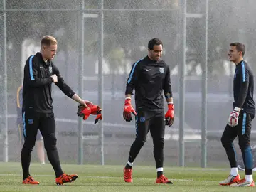 Ter Stegen y Bravo Ter Stegen y Bravo