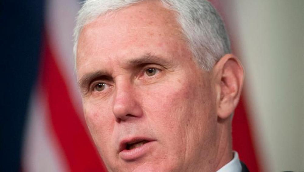 Mike Pence en un acto de 2013