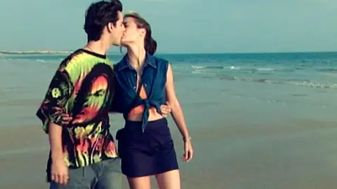 Quimi y Valle beso Quimi y Valle beso