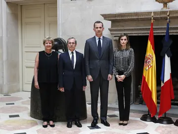 Los Reyes trasladan al embajador de Francia sus condolencias por el atentado Los Reyes trasladan al embajador de Francia sus condolencias por el atentado
