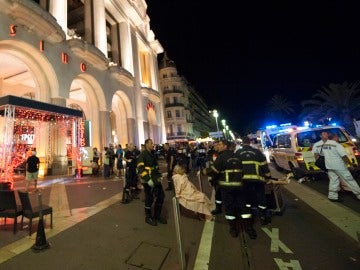 Una de las imágenes que ha dejado el atentado terrorista en Niza