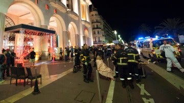 Una de las imágenes que ha dejado el atentado terrorista en Niza