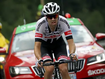 Dumoulin, en una etapa del Tour Dumoulin, en una etapa del Tour