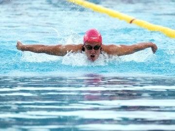 Mireia Belmonte ganando su segundo oro en el Campeonato de España