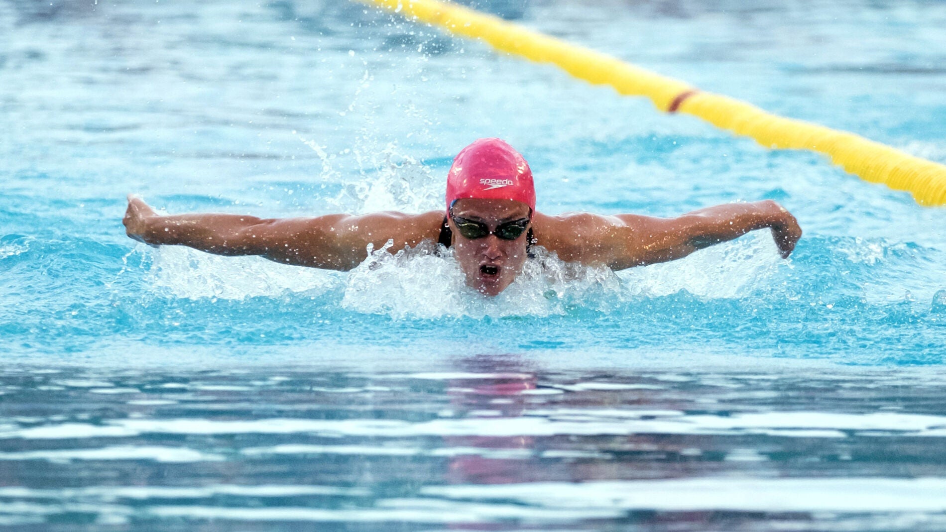 Mireia Belmonte ganando su segundo oro en el Campeonato de Espa&ntilde;a